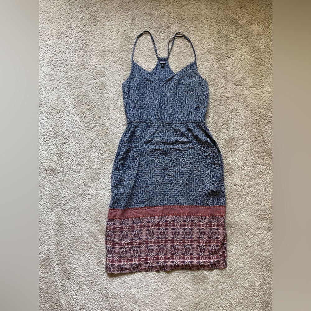 Patagonia Lost Wildflower Dress – Blue/Red - M